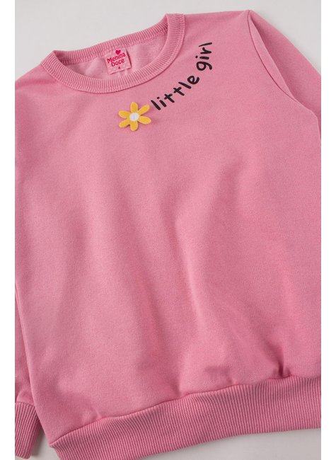 conjunto infantil feminino moletom peluciadocotton little girl menina doce 9