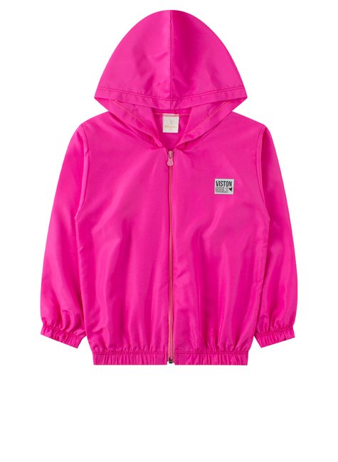 jaqueta corta vento poliester infantil feminino cores viston