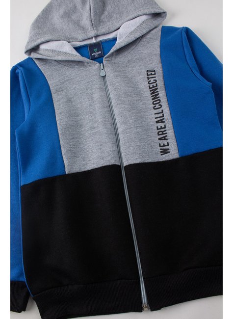 jaqueta juvenil masculino moletom peluciado cores viston 2