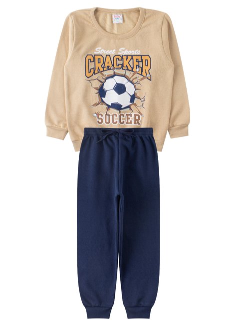 conjunto infantil masculino moletom peluciado cores india baby 6