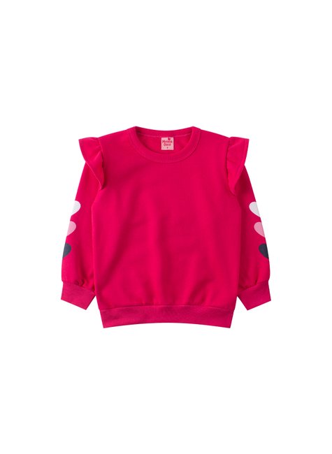conjunto infantil feminino moletom peluciadosuplex sublimado lovely menina doce 7