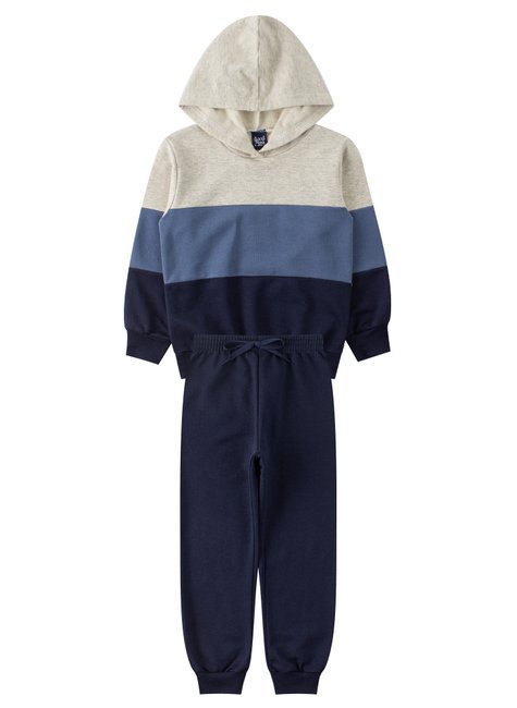 conjunto infantil masculino moletom peluciado cores good boy