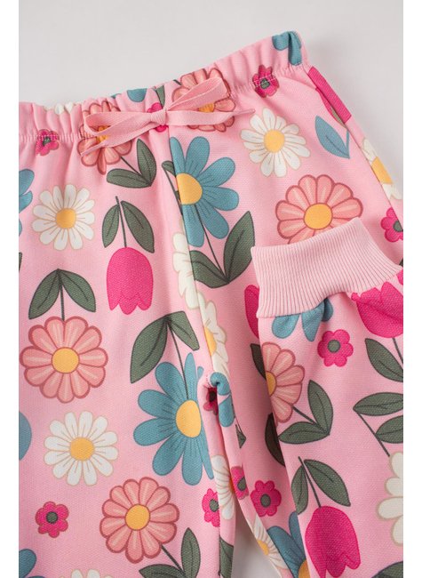 conjunto infantil feminino moletom sublimado peluciado florido menina doce 10