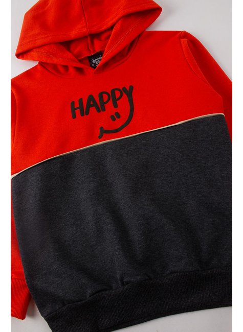 conjunto infantil masculino moletom peluciado happy good boy 9