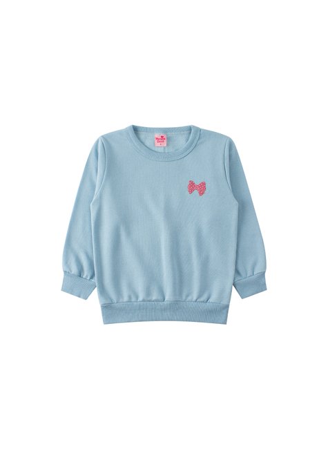 conjunto infantil feminino moletom peluciado divertido menina doce 2