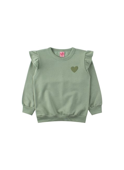 conjunto infantil feminino moletom peluciado pretty menina doce 2