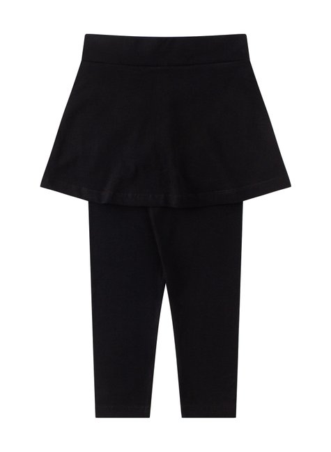 Calça Legging Saia Cotton Infantil Feminino Pretty Menina Doce