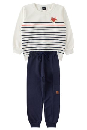 Conjunto Infantil Masculino Moletom Peluciado Fox - Mino's