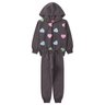 conjunto infantil feminino moletom peluciado coracoes menina doce 11