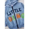 conjunto de bebe masculino moletom peluciado little dino pho kids 14