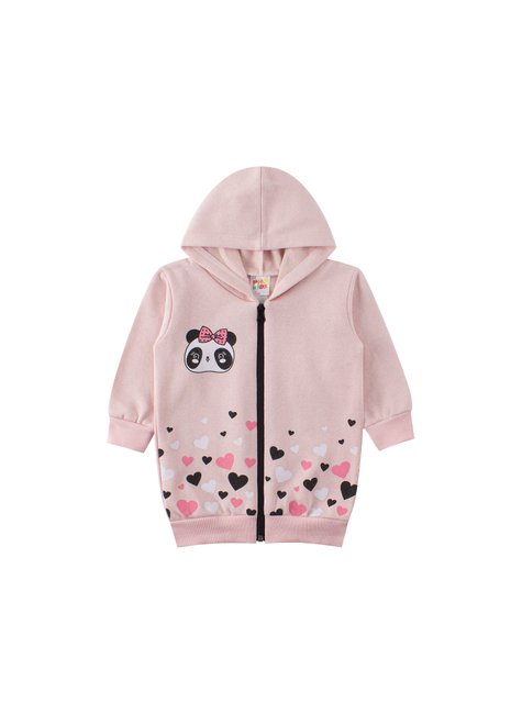 conjunto de bebe feminino moletom peluciado panda pho kids 2