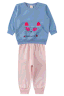 conjunto de bebe feminino moletom peluciado style pho kids