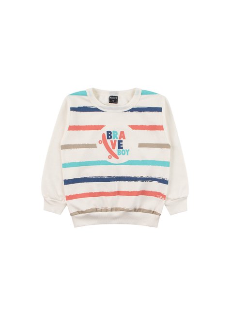 conjunto infantil masculino moletom peluciado brave boy mino s 2