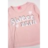 conjunto infantil feminino meia malhasuplex sublimado peluciado sweet bear menina doce 4