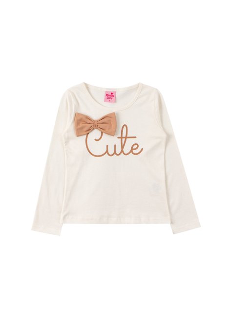 conjunto infantil feminino meia malhasuplex peluciado cute menina doce 2