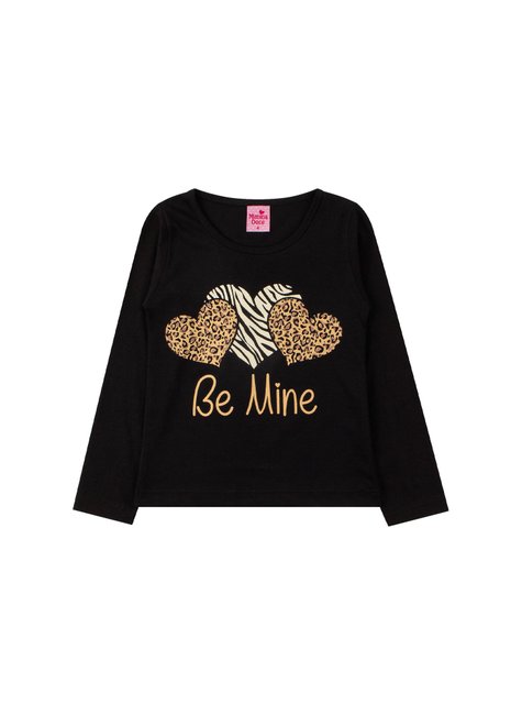 conjunto infantil feminino meia malhasuplex sublimado peluciado be mine menina doce 2