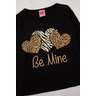 conjunto infantil feminino meia malhasuplex sublimado peluciado be mine menina doce 4