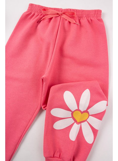 conjunto infantil feminino moletom peluciado flores menina doce 10