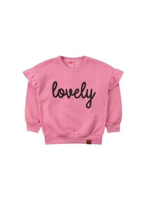 conjunto infantil feminino moletom peluciado lovely menina doce 27