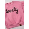 conjunto infantil feminino moletom peluciado lovely menina doce 29