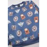 conjunto infantil masculino moletom sublimado peluciado animals good boy 4