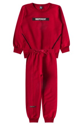 Conjunto Infantil Masculino Moletom Peluciado Independent - Good Boy