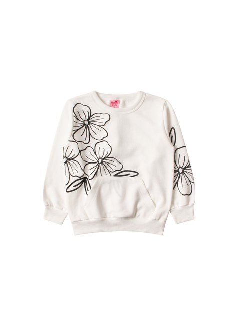 conjunto infantil feminino moletom peluciado charming menina doce 12