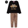 conjunto infantil feminino meia malhasuplex sublimado peluciado be mine menina doce 6