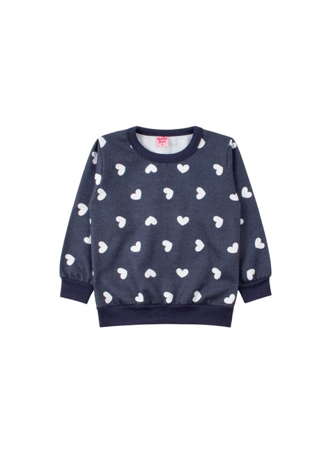 conjunto infantil feminino moletom sublimado peluciado coracoes menina doce 15
