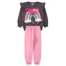conjunto infantil feminino moletom peluciado fofura menina doce 6