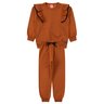 conjunto infantil feminino moletom peluciado charme menina doce