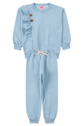 Conjunto Infantil Feminino Moletom Peluciado Charmosa - Menina Doce