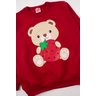 conjunto infantil feminino moletom peluciadosuplex sublimado bear menina doce 4