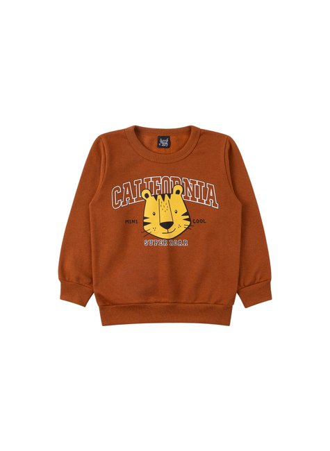 conjunto infantil masculino moletom peluciado super roar good boy 2