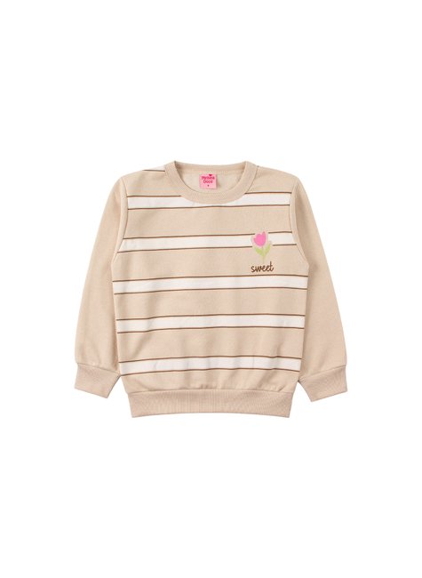 conjunto infantil feminino moletom peluciado sweet menina doce 12