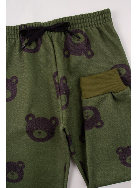 conjunto infantil masculino moletom sublimado peluciado ursos good boy 15