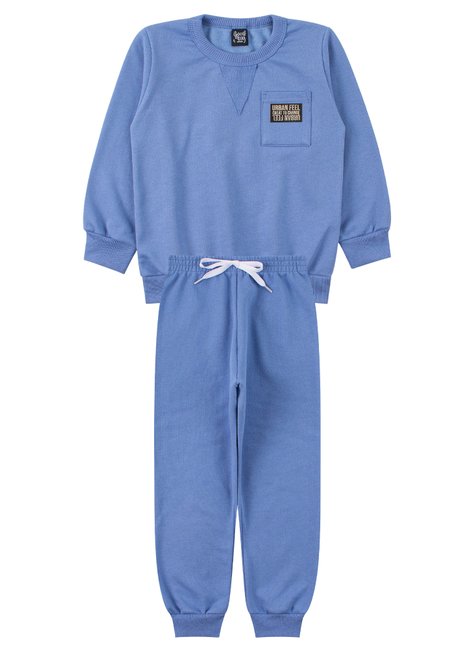 conjunto infantil masculino moletom peluciado urban feel good boy 11