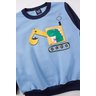 conjunto infantil masculino moletom peluciado dino good boy 14