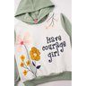 conjunto infantil feminino moletom peluciado have courage girl menina doce 4