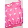 conjunto infantil feminino moletom sublimado peluciado hearts menina doce 4