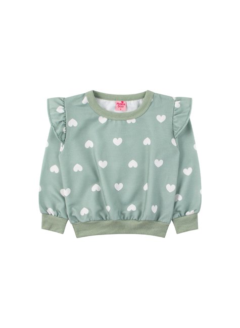 conjunto infantil feminino moletom sublimado peluciado coracoes menina doce 2