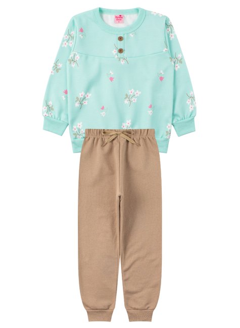 conjunto infantil feminino moletom sublimado peluciadomoletom peluciado delicada menina doce 14