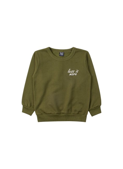 conjunto infantil masculino moletom peluciado less is more good boy 14