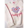 conjunto infantil feminino moletom peluciado pretty girl menina doce 9
