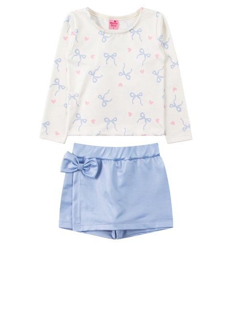 conjunto infantil feminino crepe sublimadocirre lacos menina doce