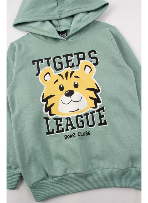 conjunto infantil masculino moletom peluciadomoletom sublimado peluciado tigers good boy 9