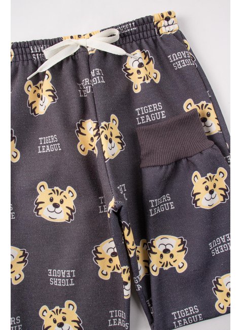 conjunto infantil masculino moletom peluciadomoletom sublimado peluciado tigers good boy 10