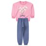 conjunto infantil feminino moletom peluciado flores menina doce 6