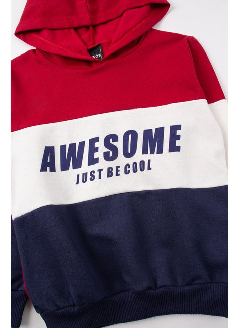 conjunto infantil masculino moletom peluciado awesome mino s 5