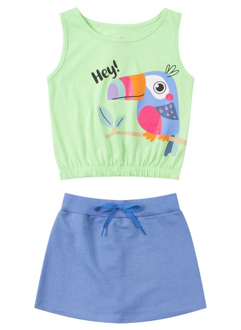 conjunto infantil feminino meia malhamoletinho hey menina doce